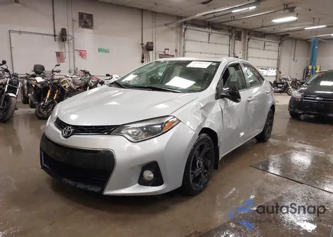 2016 Toyota Corolla S Plus from USA, damaged, VIN 2T1BURHE8GC555294